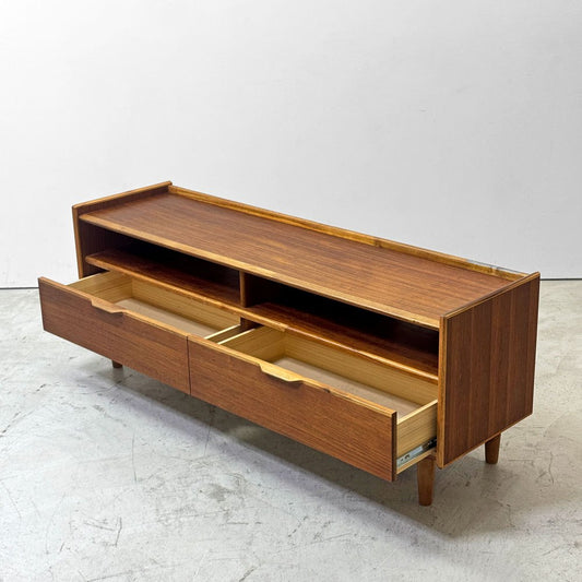 朝日木材加工 エッダ EDDA AVボード TVボード チーク材 アカシアマンギウム材 荏胡麻オイル仕上げ 北欧スタイル 定価¥148,500- ●