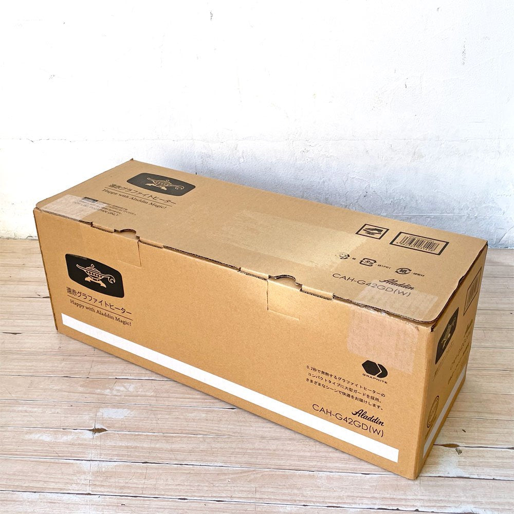 アラジン Aladdin 遠赤外線 グラファイトヒーター CAH-G42GD ホワイト 電気ストーブ 2023年製 暖房器具 新品未使用品 ★