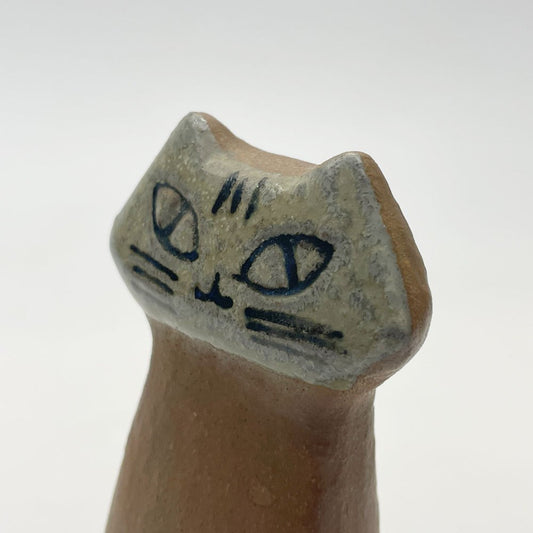 グスタフスベリ Gustavsberg リサラーソン Lisa Larson 小さな動物園 LILLA ZOO お座りした猫 Sittande Katt フィギュリン スウェーデンビンテージ ★