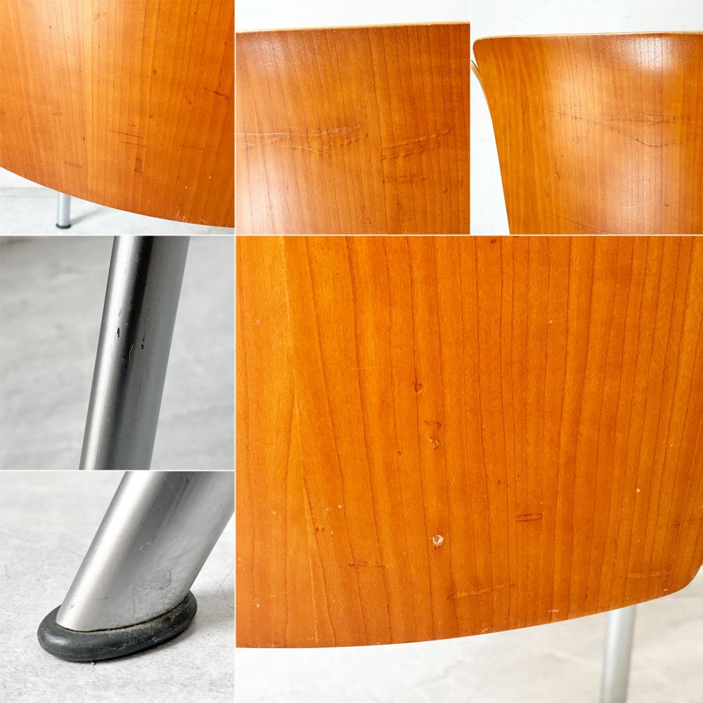 フリッツハンセン Fritz Hansen VM3 ヴィコチェア VICO Chair ヴィコ・マジストレッティ スタッキング プライウッド 北欧家具 廃番 ★