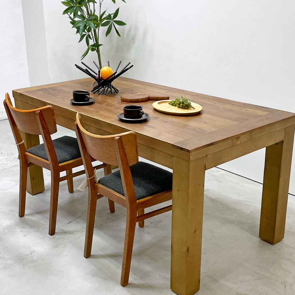 クラッシュゲート CRASH GATE ノットアンティークス Knot antiques デコ DECO ダイニングテーブル パイン古材 w160cm 関家具 ●