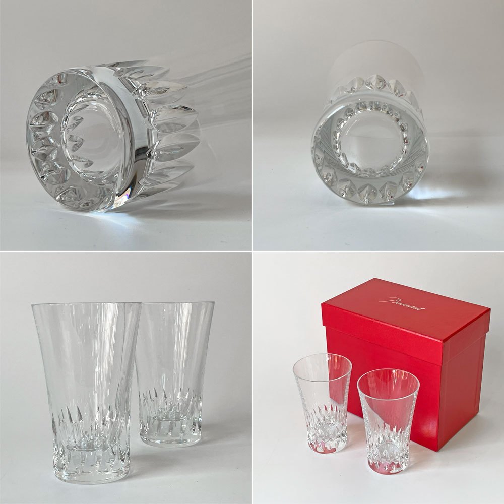 バカラ Baccarat ヴィータ VITA タンブラー ペア 2脚セット クリスタル 箱付き 未使用品 ★