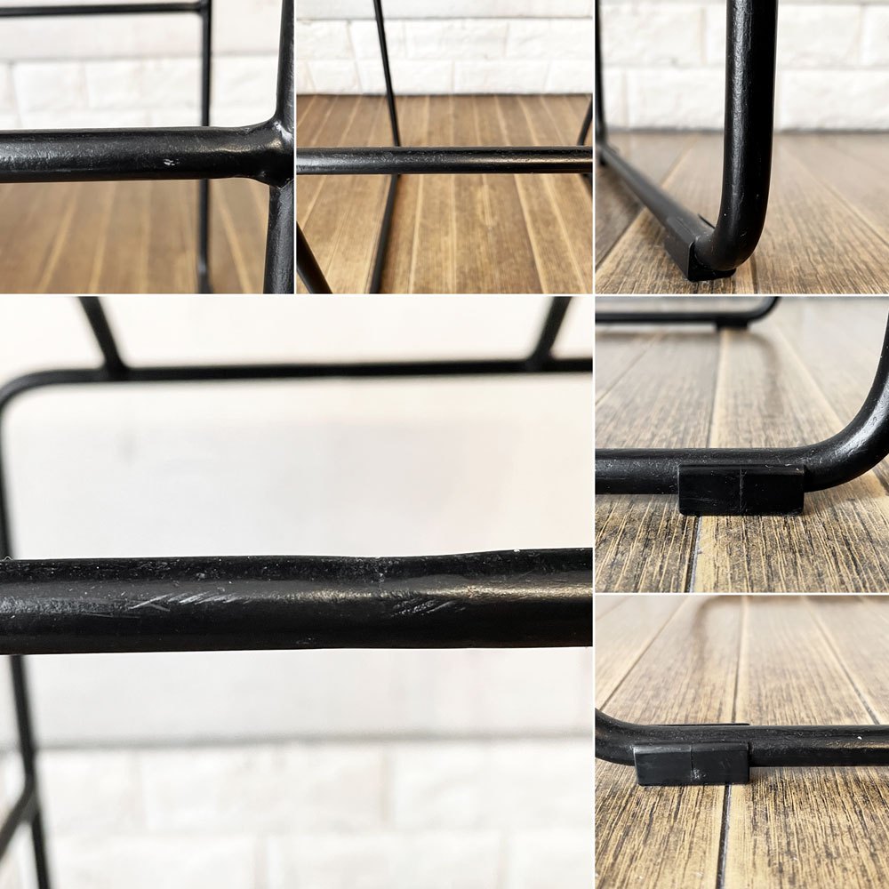 イデー IDEE マクタン MACTAN SIDE TABLE サイドテーブル マクタン石×スチール脚 H54.5cm ナチュラルモダン 廃番 ◎