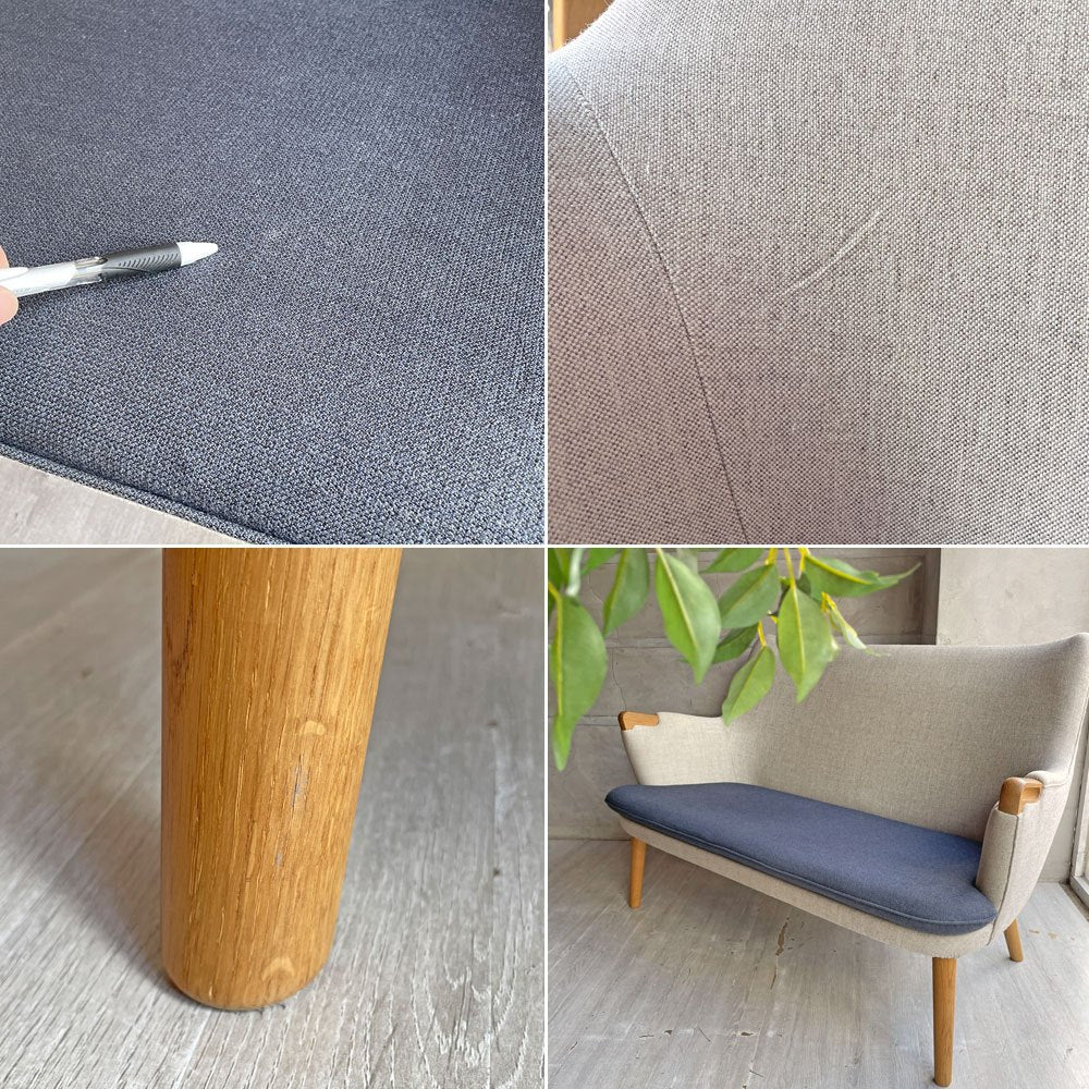 カールハンセン&サン Carl Hansen & Son CH72 ミニベアソファ 2Pソファ オーク材 オイル仕上げ ハンス・J・ウェグナー 定価¥739,200- ♪