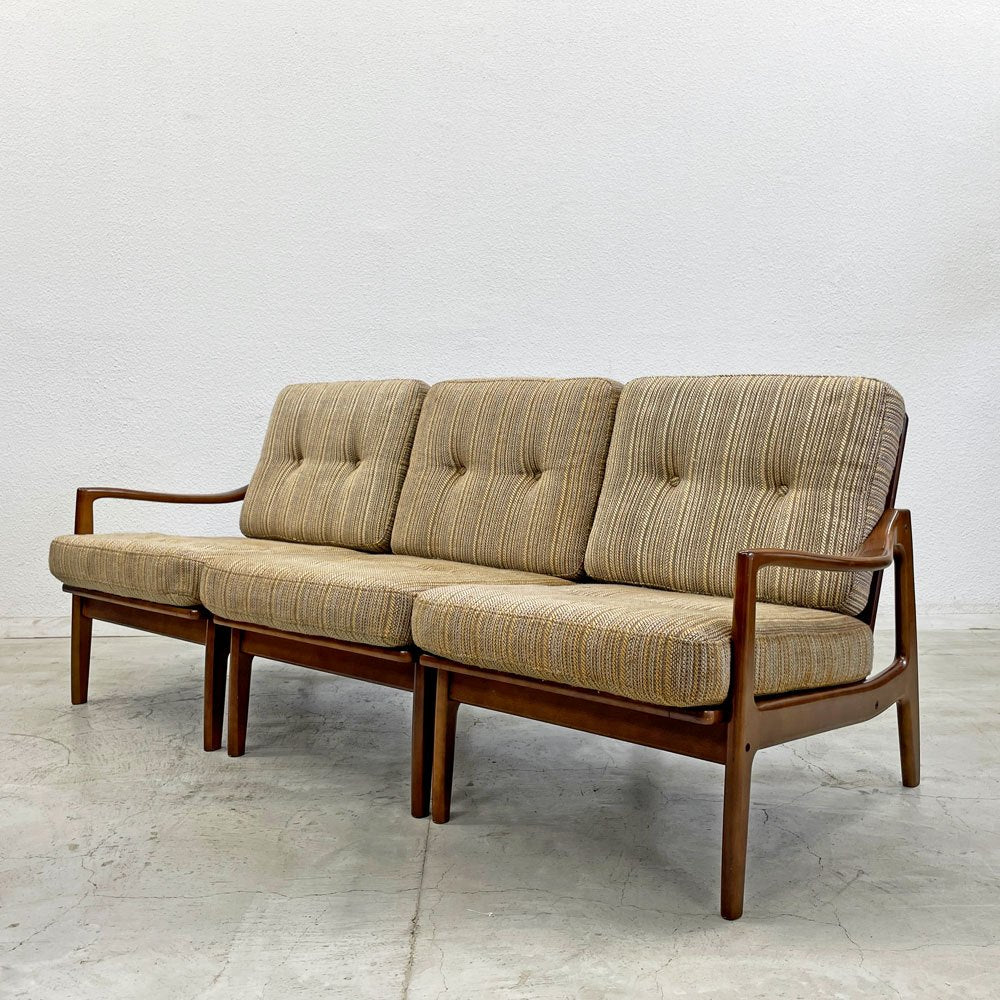 カリモク オールドカリモク ヴィンテージ ２シーター ソファ ポップ 花柄 カリモク オールドカリモク ヴィンテージ 2シーター ソファ ポップ 花柄