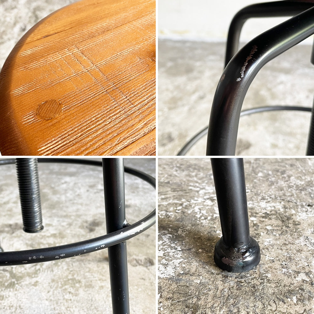 クラッシュゲート CRASHGATE ノットアンティークス Knot Antiques コンベックス CONVEXⅢ STOOL スツール Sサイズ パイン古材 関家具 ■