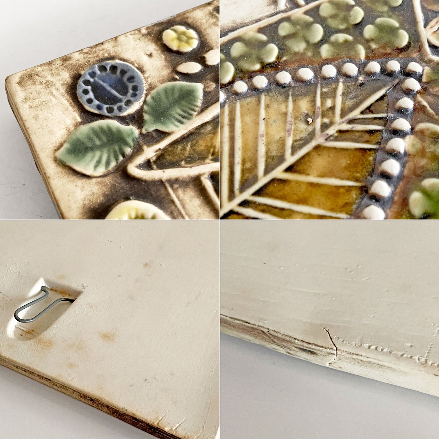 グスタフスベリ GUSTAVSBERG ユニック UNIK 鳥 FAGLAR 陶板 ウォールプレート W22㎝ リサラーソン Lisa Larson ビンテージ スウェーデン 北欧雑貨 ■