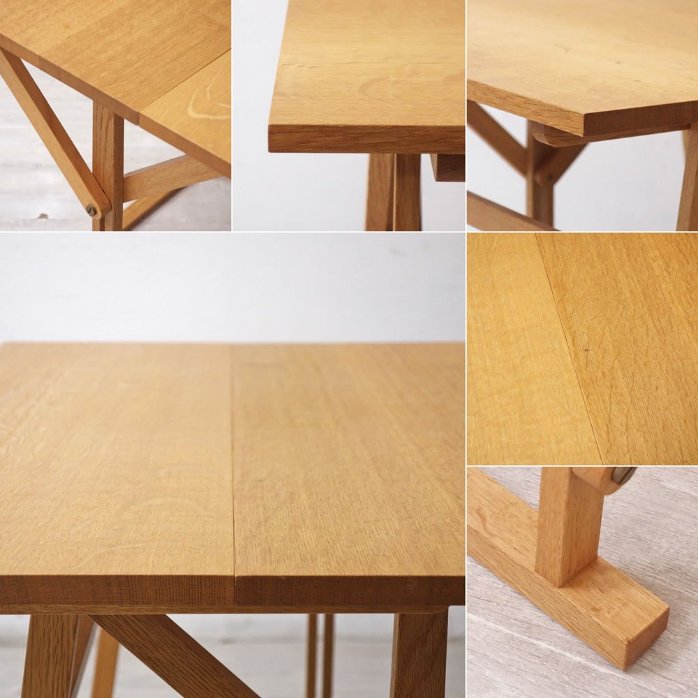 井藤昌志 IFUJI ナラ無垢材 折りたたみテーブル Folding Table ARTS&SCIENCE 取扱い ●
