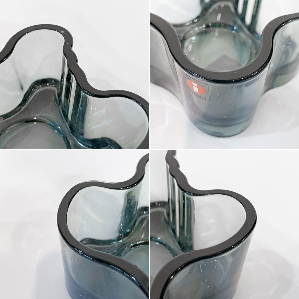 イッタラ iittala Collection キャンドルホルダー アルヴァ・アアルト Alvar Aalto グレー Gray 北欧雑貨 フィンランド 廃盤 ★
