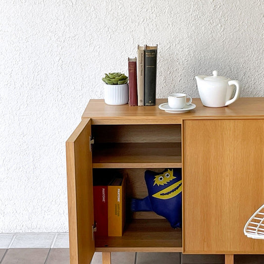 アクタス ACTUS トワード TOWARD キャビネット サイドボード オーク材 W120cm ナチュラルモダン ◇