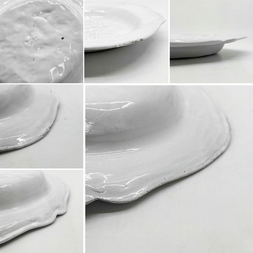 アスティエ・ド・ヴィラット Astier de Villatte フルール Fleurs スーププレート AMOUR ナタリー・レテ 27cm ●