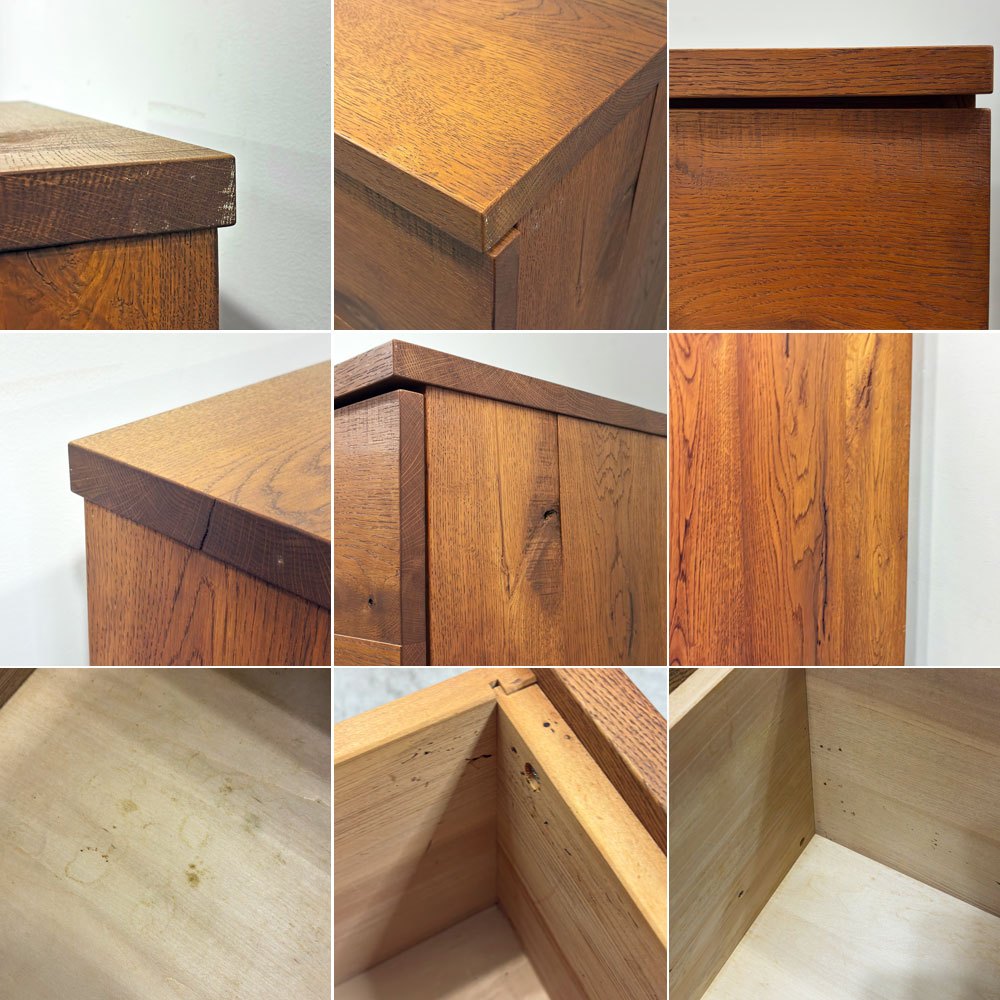 トラックファニチャー TRUCK FURNITURE ライブラリー ハイ チェスト LIBRARY HIGH CHEST ナラ無垢材 インダストリアルデザイン ●