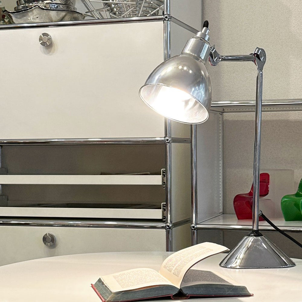 ディーシーダブリュー エディションズ DCW EDITIONS ランぺグラス LAMPE GRAS NO.205 デスクライト クローム仕様 インダストリアルデザイン 希少 ◎