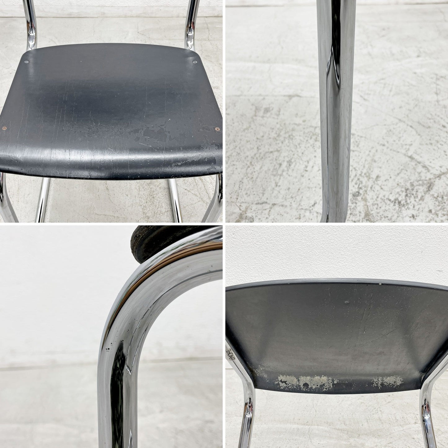 トーネット THONET S43 サイドチェア ダイニングチェア カンチレバー マルト・スタム ビンテージ 〓