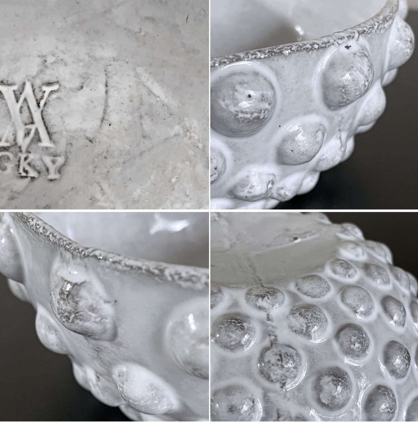 アスティエ・ド・ヴィラット Astier de Villatte アデライド ADELAIDE サラダボウル フランス Φ15cm A ■