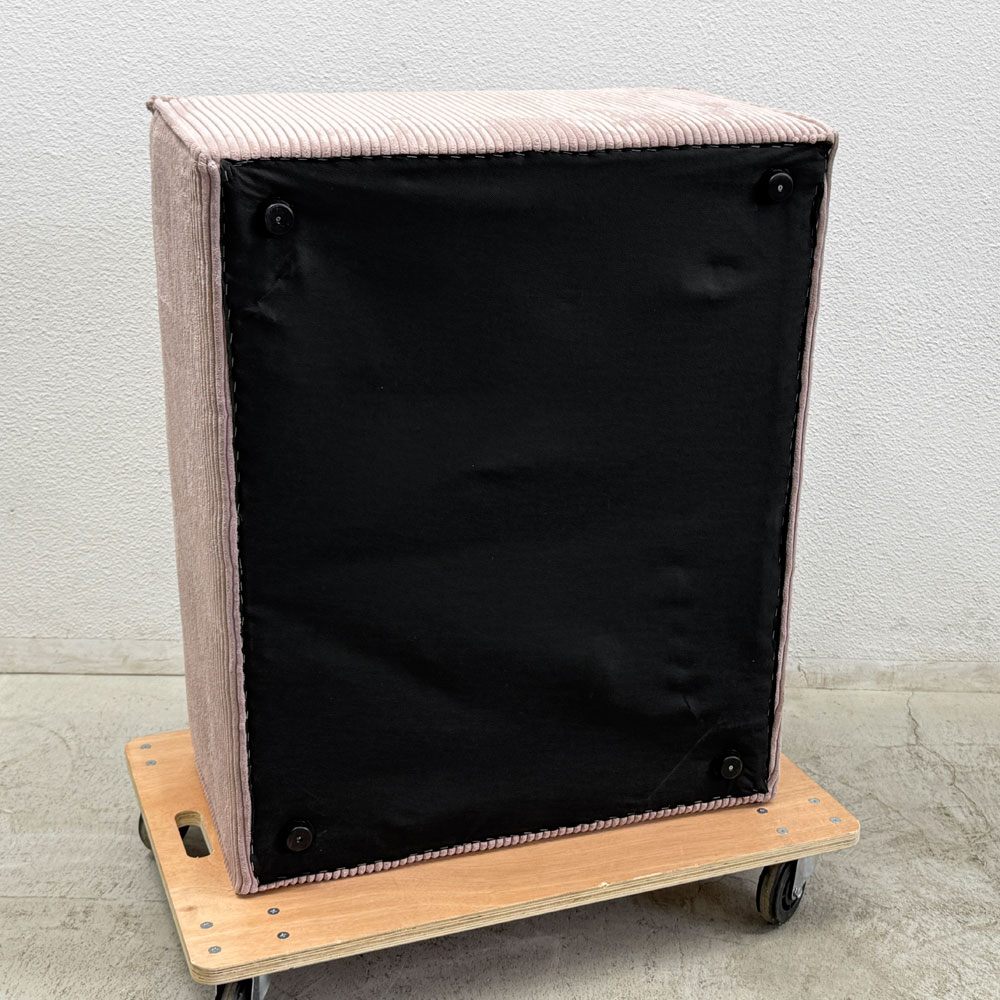 ラフォーマ LaForma プフ ブロック ピンク ファブリック オットマン スペイン 〓