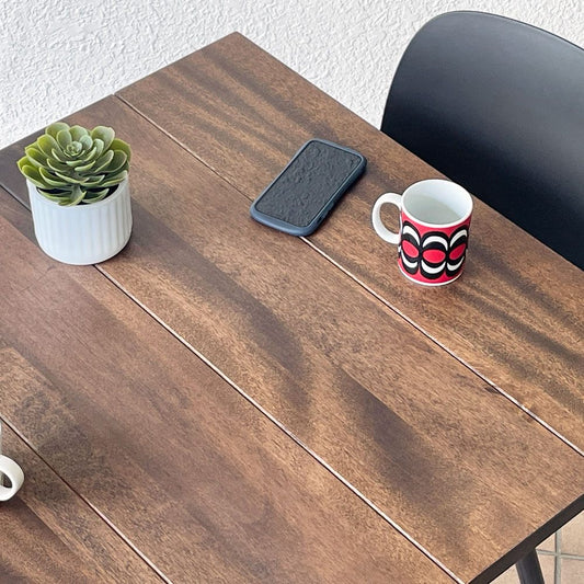 ビメイクス BIMAKES シンバス SHINBASU ダイニングテーブル W80cm ウォールナット材 インダストリアルデザイン 参考価格52,800円 ◇