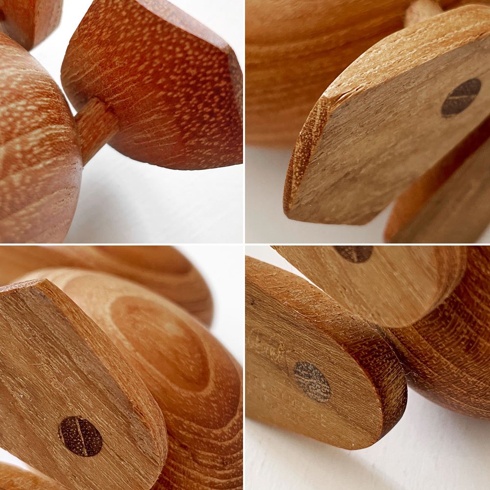 アーキテクトメイド Architectmade ダックリング Duckling チーク無垢材 オブジェ H9cm ハンス・ボーリン Hans Bolling 定価¥13,750- ◎