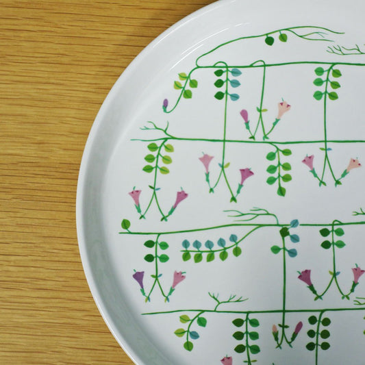 グスタフスベリ GUSTAVSBERG リネア linnea プレート 24.5cm スティグ リンドベリ ビンテージ 北欧食器 ◎