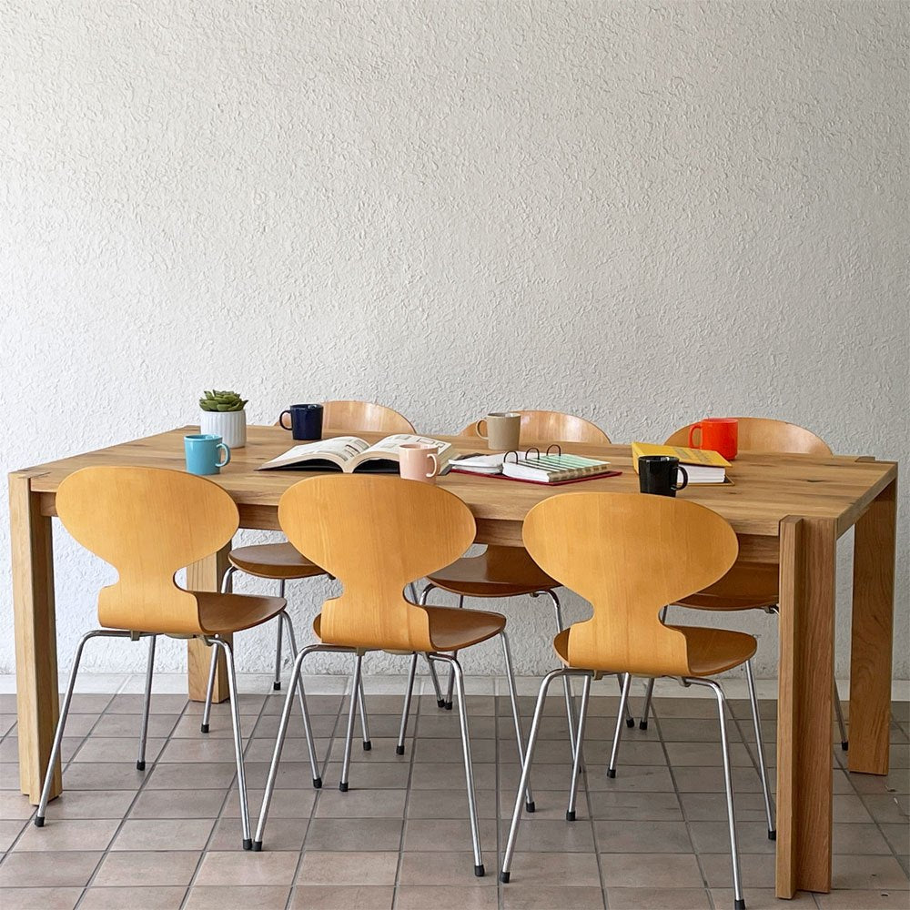 ディーケースリー dk3 ウッツォン UTZON ダイニングテーブル オーク無垢材 W180cm デンマーク ACTUS取り扱い 定価33万円 ◇