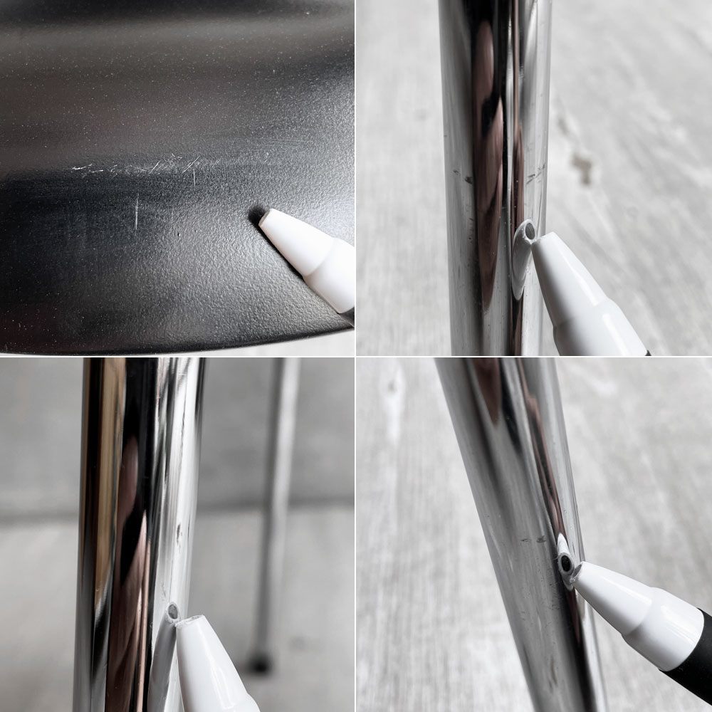 フリッツハンセン Fritz Hansen 3107 セブンチェア ラッカー ブラック リペイント済み アルネ・ヤコブセン デンマーク 北欧家具 ♪
