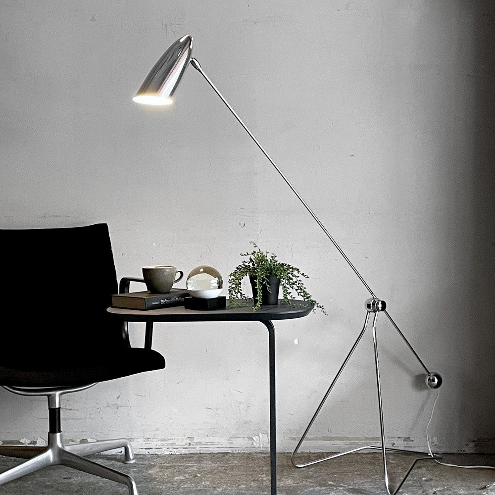 イデー IDEE エクリプス2 ECLIPSE II フロアスタンド アルミシェード 90s 旧三角ベース スペースエイジ ビンテージ 希少 ■