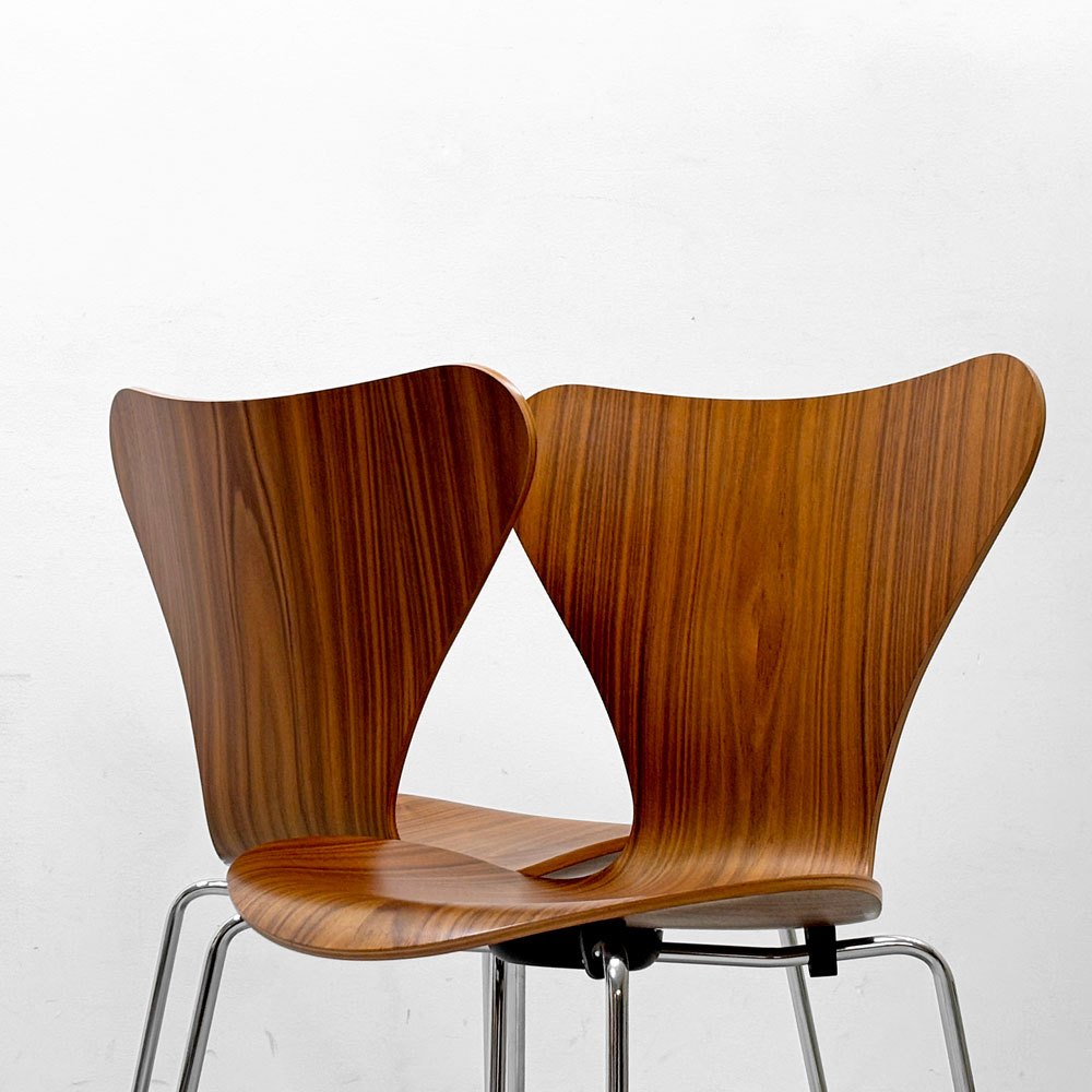 フリッツハンセン Fritz Hansen セブンチェア Seven Chair ダイニングチェア アルネヤコブセン Arne Jacobsen ウォールナット材 北欧家具 A ●