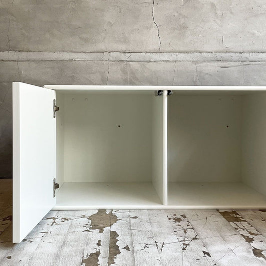 モンタナ MONTANA システムシェルフユニット SYSTEM SHELF UNIT キャビネット プッシュラッチ 木製扉 ホワイト デンマーク ♪