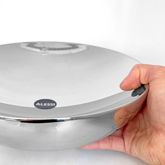 アレッシィ ALESSI ダブル DOUBLE 25cm ボウル ステンレススティール D'Urbino-Lomazzi イタリア 箱付き ●