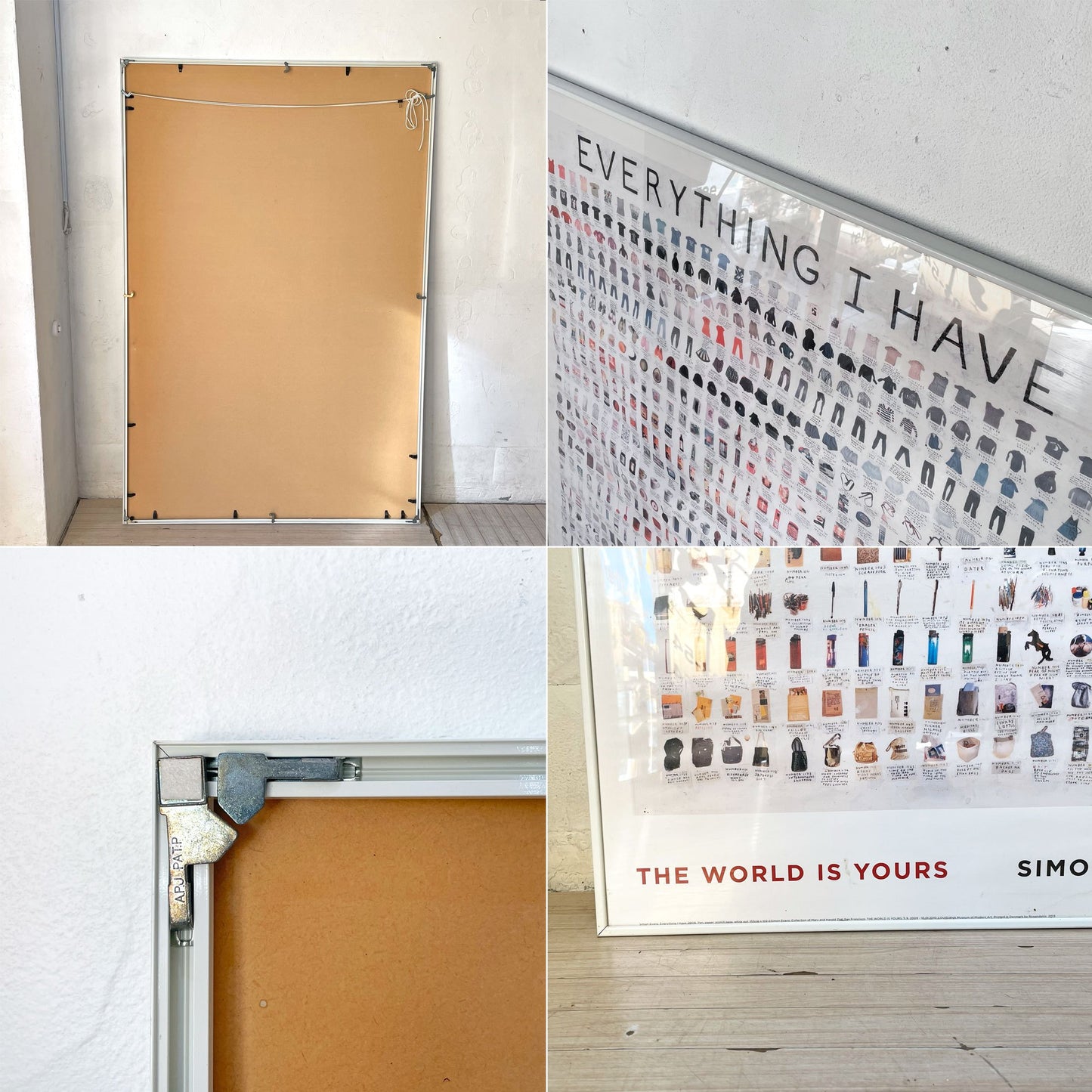 ルイジアナ近代美術館 Louisiana Museum サイモン・エヴァンス SIMON Evans Everything I Have エキシビジョン ポスター ★