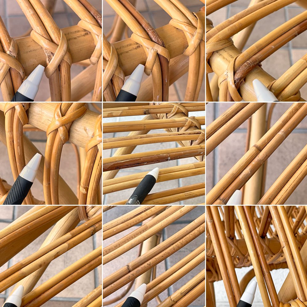 シカデザイン Sika Design ロバート チェア Robert Chair ラタン ダイニングチェア Robert Wengler デンマーク ◇