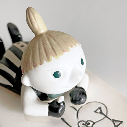 アラビア ARABIA ムーミン フィギュア MOOMIN リトルミィ お絵かき 人形 フィギュリン 陶器 フィンランド 北欧雑貨 廃番 ■