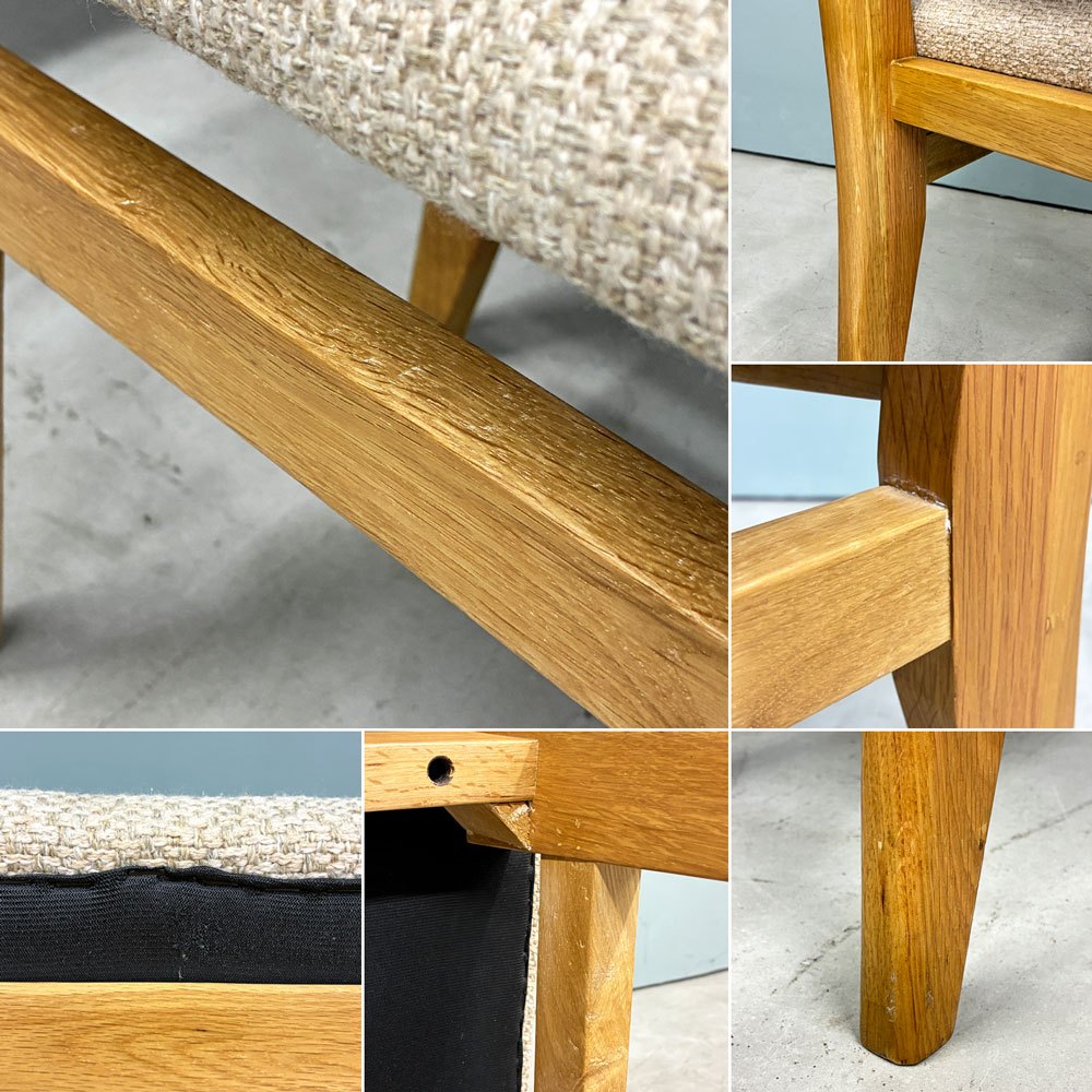 クラッシュゲート CRASHGATE ノットアンティークス Knot Antiques ピケ PIKE ダイニングチェア ベージュ オーク材 定価:¥31,900- ◎