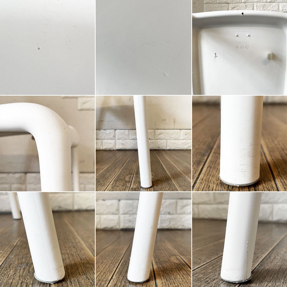 カリガリス Calligaris コヌビア connubia ネオンチェア NEON Chair CB/1313 スタッキングチェア ホワイト 2脚セット イタリアンモダン ◎