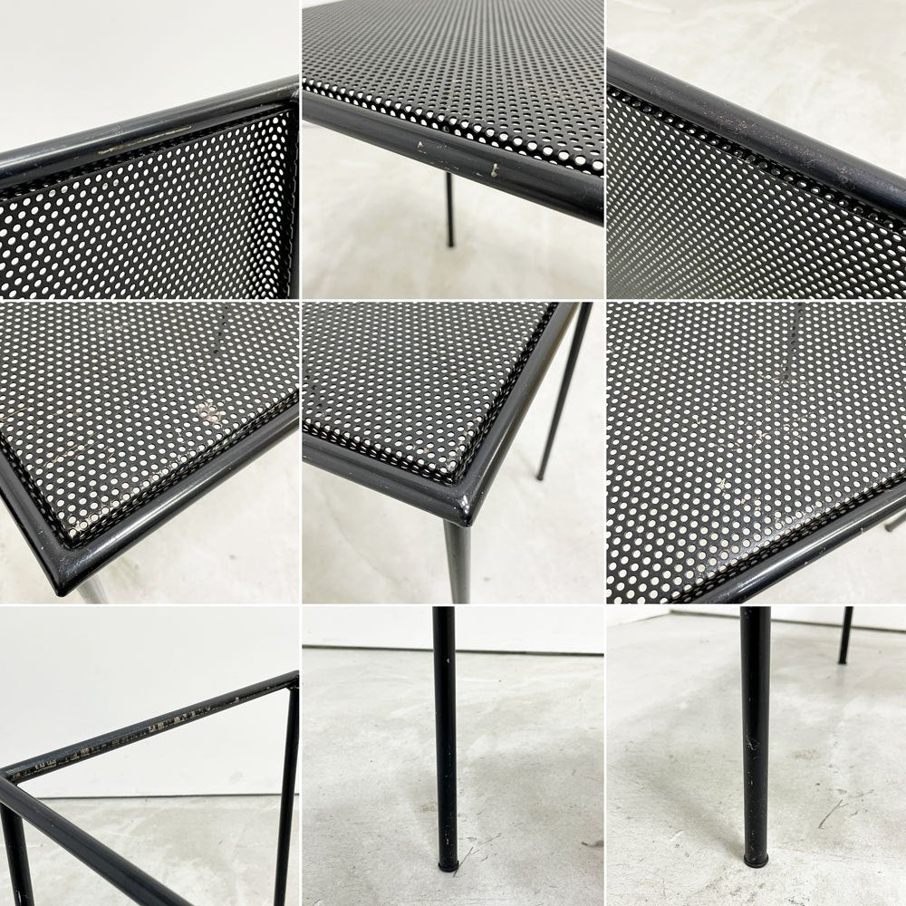 アルティメタ Artimeta メタルサイドテーブル METAL SIDE TABLE パンチングメタル天板 ブラック フロリス・フィーデルディ FLORIS FIEDELDIJ オランダビンテージ ●