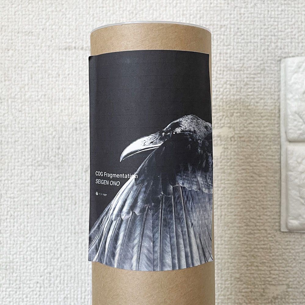 井上嗣也 Tsuguya Inoue ジャケットポスター CDG Fragmentation SEIGEN ONO B1サイズ フレーム&ケース付 D&DEPARTMENT取扱 ◎