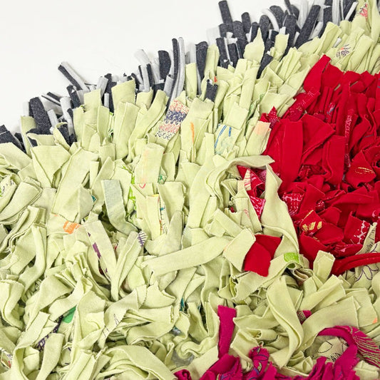 ホォアナデアルコ Juana de Arco ニド NIDO Project NIDO ラグ 玄関マット はぎれ マルチカラー 家モチーフ アルゼンチン ●