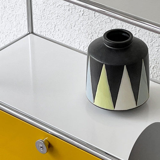 ユーエスエムハラー USMハラー USM Haller モジュラーファニチャー キャビネット オープンシェルフ 1列3段 エクステンションドア W78.5×D39cm ピュアホワイト×ゴールデンイエロー 定価196,845円 ◇