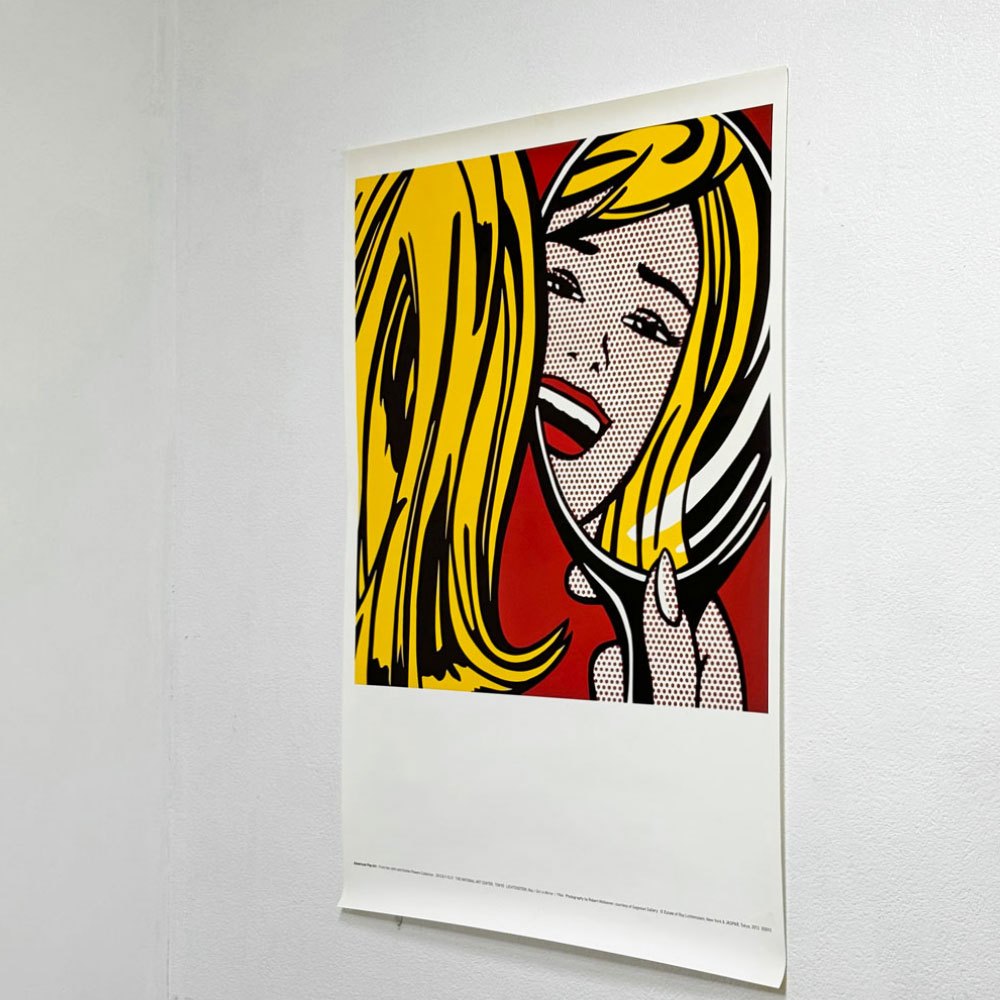 ロイリキテンスタイン Roy Lichtenstein 2013年 国立新美術館 アメリカンポップアート展 「鏡の中の少女」 B1サイズ ポ –  TOKYO RECYCLE imption