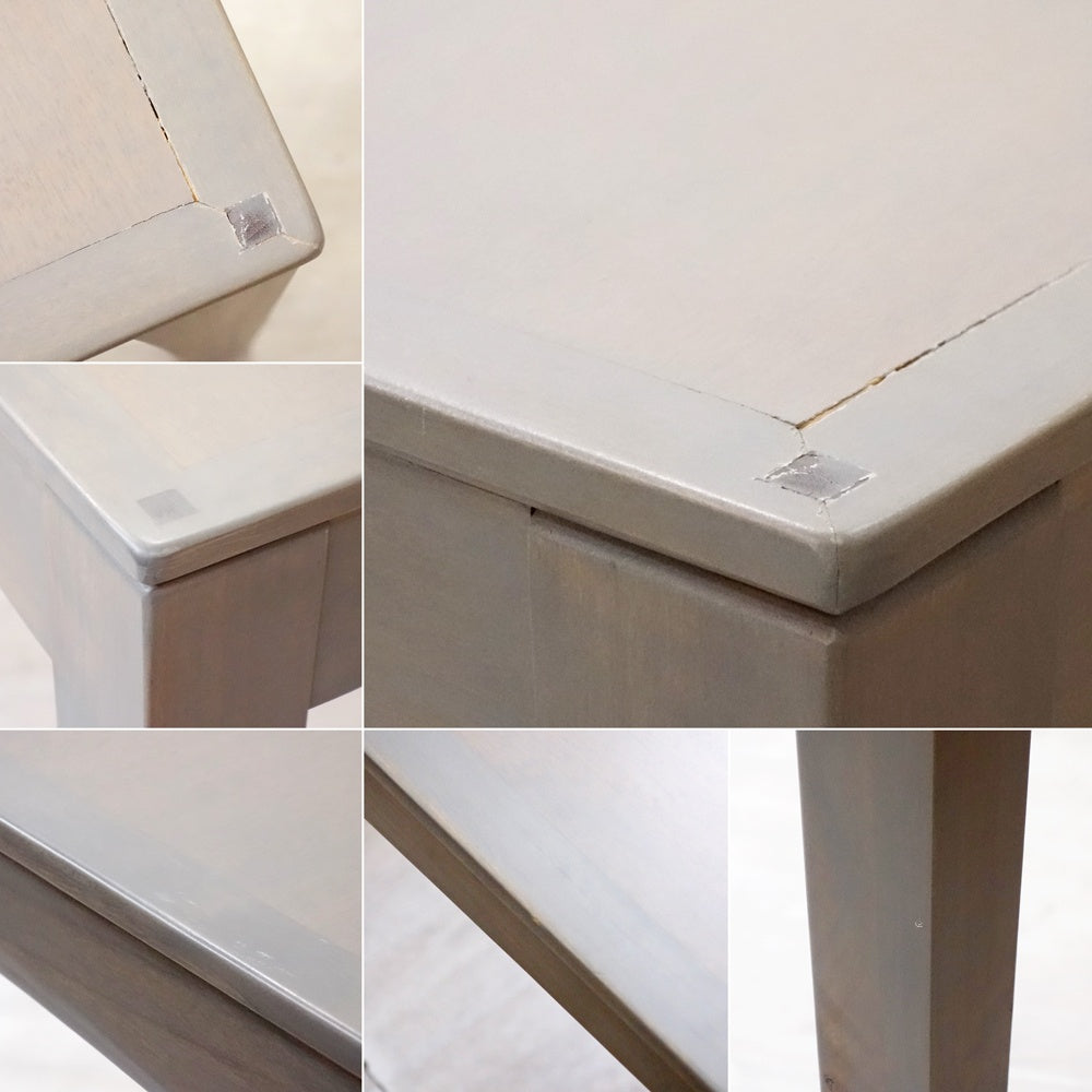 アクタス ACTUS エーボスコ2 A-BOSCO2 ダイニングテーブル 再塗装品 抽斗2杯 ニヤトー材 W135cm 朝日木材加工 ●