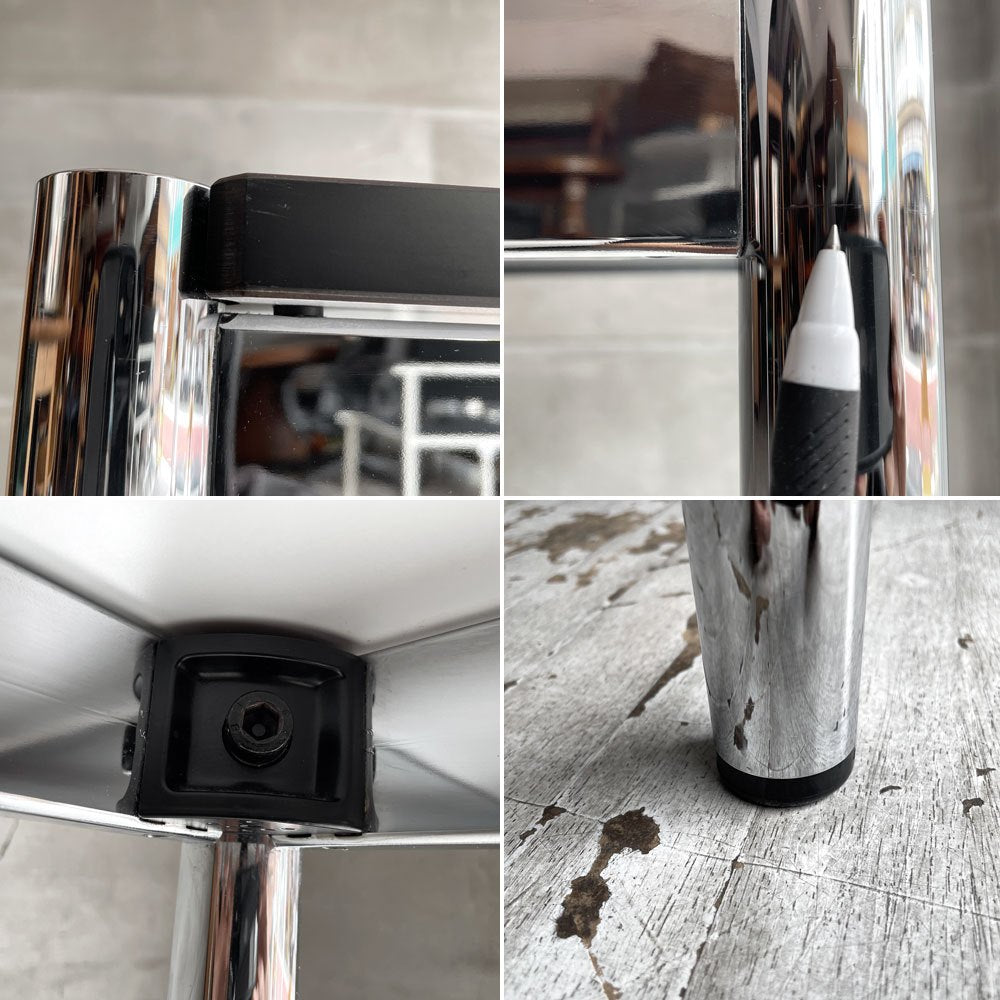 USMハラー USM Haller モジュラーファニチャー ハラーテーブル ワークデスク ダイニングテーブル パールグレーラミネート(ホワイト) アジャスター付 高さ調節機能付き ♪