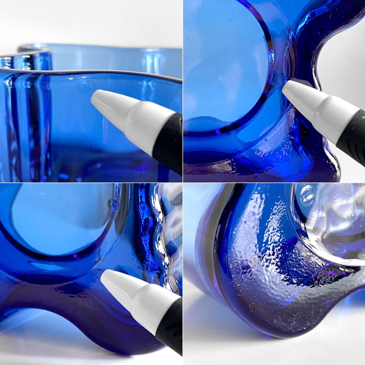 イッタラ iittala アルヴァ・アアルトコレクション Alvar Aalto Collection キャンドルホルダー H55mm ウルトラマリンブルー 北欧雑貨 廃盤 ■