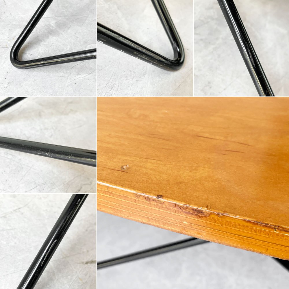 イデー IDEE O.R.T.F table アイアンレッグ + Variation Table オーバル型天板 ローテーブル コーヒーテーブル ★