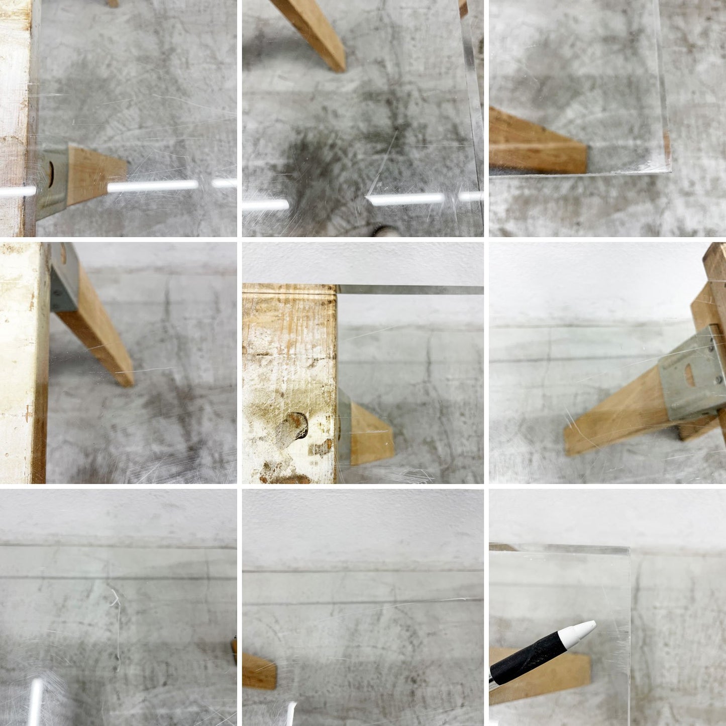 アクリル 厚板 テーブル天板等に 180×85cm 厚さ2cm 〓