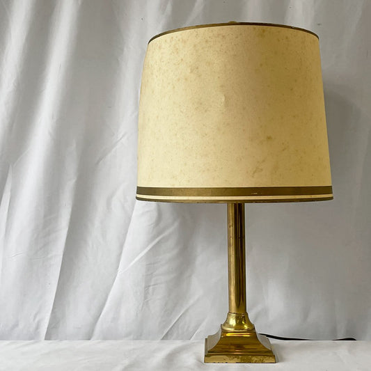 ヨーロピアンビンテージ European Vintage テーブルランプ テーブルライト ペーパーシェード 2灯 West Germany 旧西ドイツ ◇