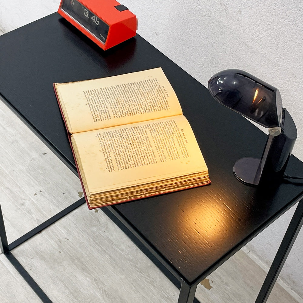 カッシーナイクスシー Cassina ixc シェルト SCELTO フォンテーブル phone table W70cm オーク材 スチール ブラック モダンデザイン 定価 ¥156,200- ●