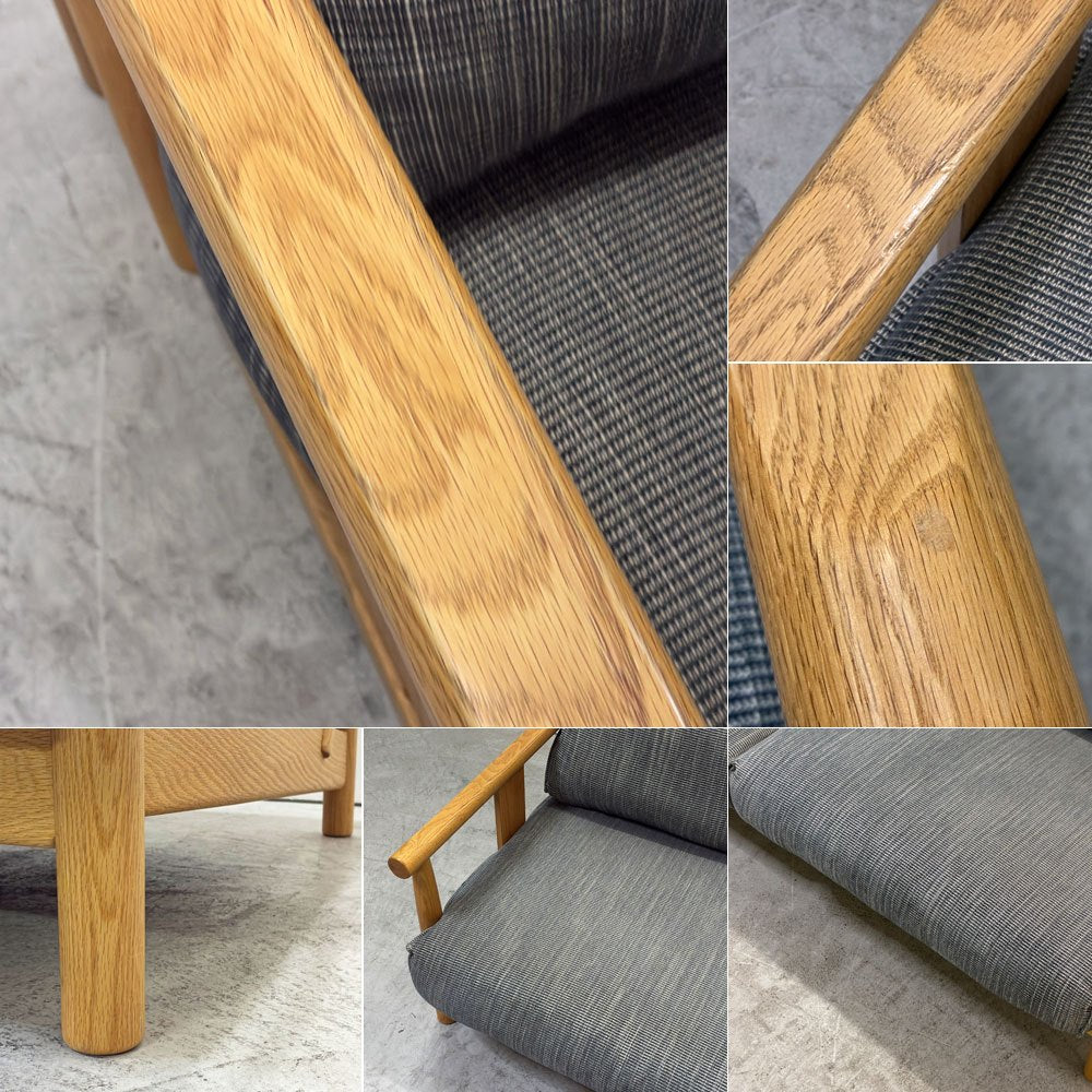 アクタス ACTUS ロッジ LODGE 2.5人掛けソファ 2.5シーター オーク無垢材 フェザークッション ナチュラルモダン ●