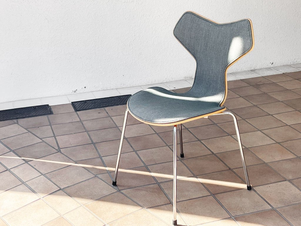 フリッツハンセン Fritz Hansen グランプリチェア GRAND PRIX CAHIR フロントパディング オーク材 スチールベース アルネ・ヤコブセン ◇