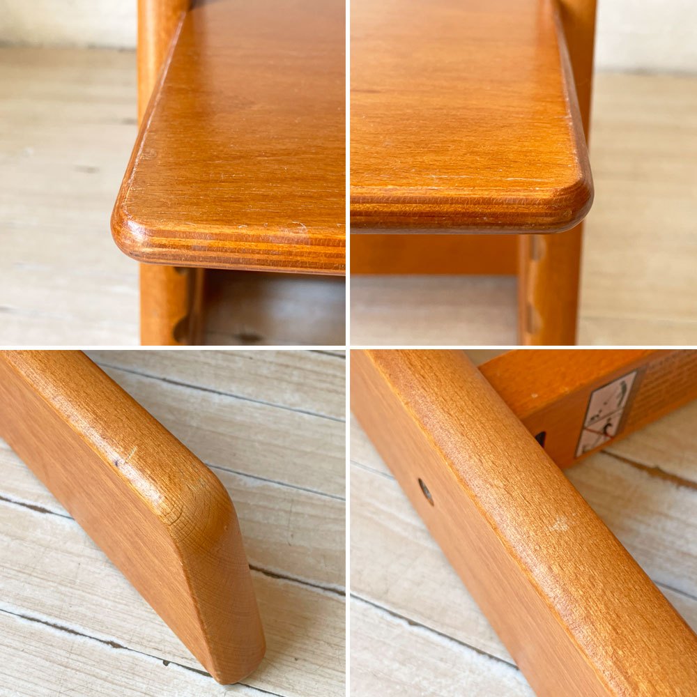 ストッケ STOKKE トリップトラップ TRIPP TRAPP ベビーチェア チェリーカラー キッズチェア S/N3~ ノルウェー 北欧家具 ★