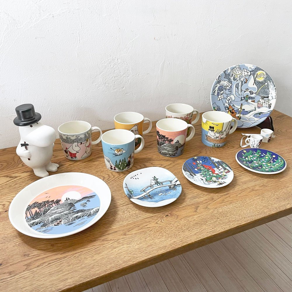 アラビア ARABIA ムーミン フレンドシップ Friendship ミニウォールプレート 2005-2007年 飾り皿 ミニプレート 北欧食器 希少 美品 ★